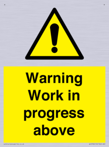 Warning Work in progress above